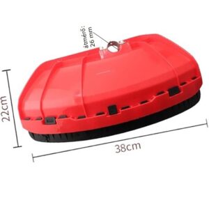 Fűkasza damilfejvédő burkolat szórásvédő késsel univerzális damilfej védőburkolat 26 mm 24-12017