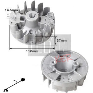 Fűkasza lendkerék kínai fűkasza 43cm3 45cm3 52cm3 110mm 07-12036