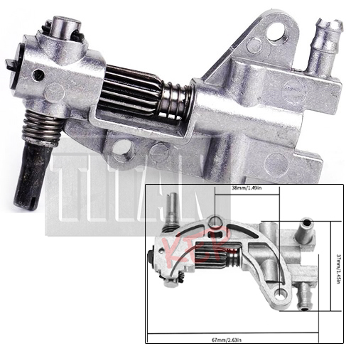 Kínai Láncfűrész Olajszivattyú olajpumpa olaj pumpa olaj szivattyú 45cm3 52cm3 58cm3 28-12010