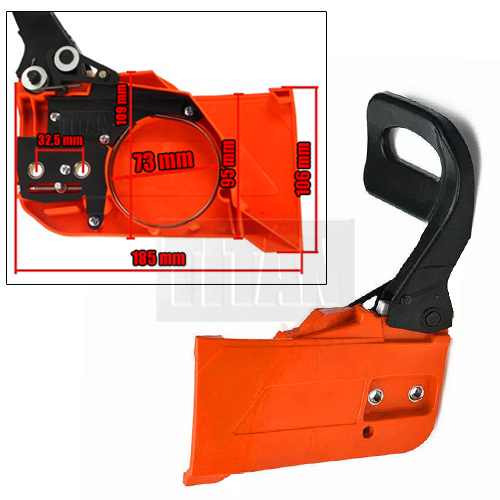 Kínai láncfűrész láncfékdekni kuplungfedél fékkel láncfék dekni 45-58cm3 Straus, Flinke, Mustang stb