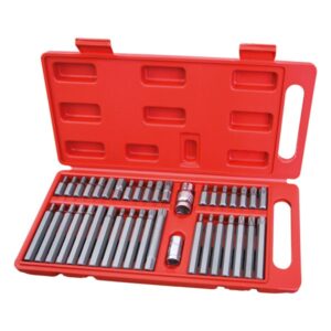 Bit készlet 40 db Hex-Torx-Xzn, 10mm Crv, Műanyag Doboz