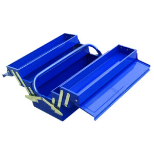 Fém szerszámosláda szerszámtartó láda szerszámos láda szerszám tároló láda 5 rekeszes