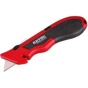 Pvc Vágókés, 5 db Trapézpengével, Gyorstöltős, Pengetárolós, Festett Alu Ház, Gumírozott