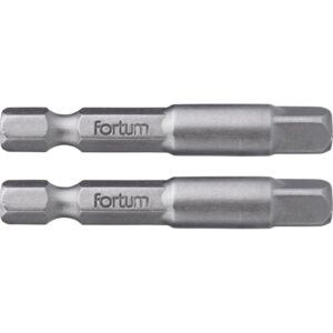 FORTUM Adapter készlet 2 db Dugókulcsok Gépi Befához S2 Acél, 1/4" 50mm