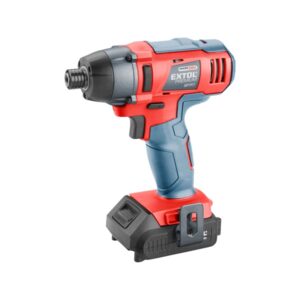 E-PREMIUM Akkumulátoros ütvecsavarozó akkus ütvecsavarozó SHARE20V 1/4" Li-ion 2000 Mh