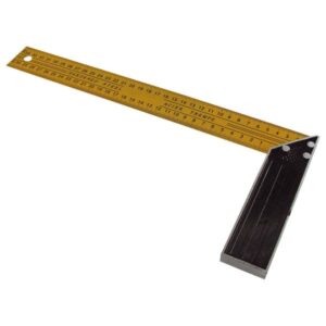 Asztalos Derékszög 350×160mm (Festett Alumínium)mm Beosztással