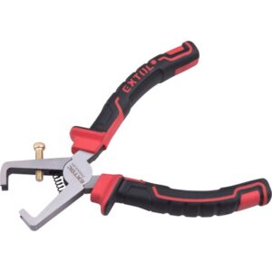 Blankoló Fogó 160mm Duál Vörös/Fekete Tpr Nyél, Akasztós Szerszámtartó