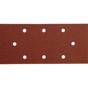 Csiszolópapír, Tépőzáras, 93×190mm 8 Lyukas készlet, P120, 10db/Cs, 407115-Höz