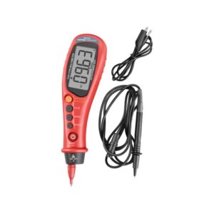 Digitális Multiméter, Toll Típusú Amper/Volt/Ohm Mérő, Hangjelző Funkcióval, Ce, 2 db 1,5V Aaa Elem