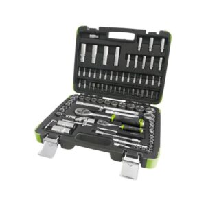 EXTOL CRAFT Dugókulcs készlet Cv krova szett dugó kulcs, Racsnis 45Fog 1/4" 1/2" 94db 4-32mm 32bit