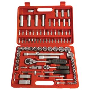 EXTOL PREMIUM Dugókulcs készlet Cv krova szett  Racsnis 45Fog 1/4" És 1/2" 94db 4-32mm 32db