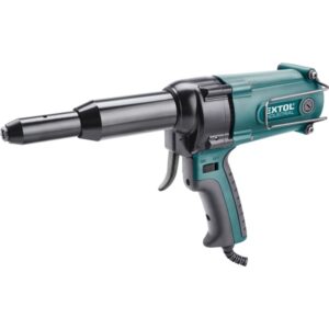 E-INDUSTRIAL Elektromos popszegecselő popszegecshúzó, 400W 3,2-4,0-4,8mm 8000N, 22mm