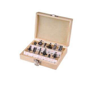 Felsőmaró készlet felső marófej szett 12db-os befogás 8mm fej 6-32mm