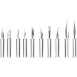 EXTOL INDUSTRIAL Forrasztóhegy Forrasztócsúcs készlet 10 db Többféle Alakú, 900M, , 8794520-Hoz