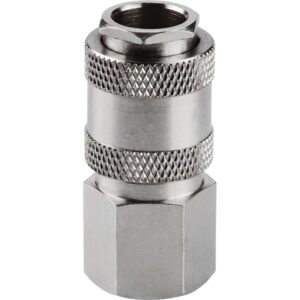 Levegős Gyorscsatlakozó-Hüvely (anya) Belső Menettel, 1/4" Nikkelezett Réz