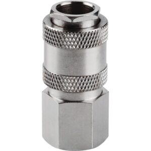 Levegős Gyorscsatlakozó-Hüvely (anya) Belső Menettel, 3/8" Nikkelezett Réz