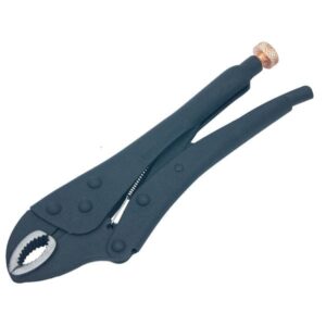 Szorítófogó gyorsszorító fogó patentfogó blitzfogó Erősített, Fekete 250mm Cv.