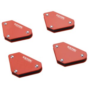 Hegesztőmágnes Hegesztő Mágnes készlet Mini, 4 db Max. 4 Kg