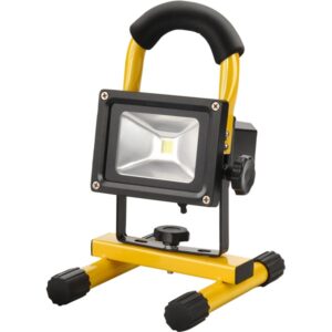 Hordozható LED lámpa (Reflektor), 10W 800 Lm Ip65, Li-Ion Akkus Tölthető