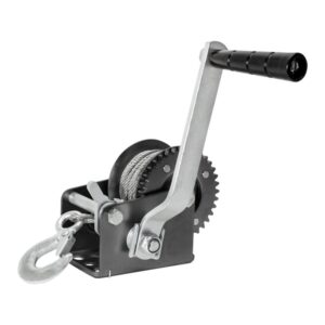 Kézi csörlő kábelcsörlő 360kg 8m kézi drótköteles emelő kábel csörlő