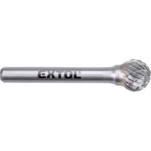 Keményfém Turbómaró (Rotormaró), Gömb Alakú, 12mm Átmérőjű/ 6mm Szárú, Keresztfogazás