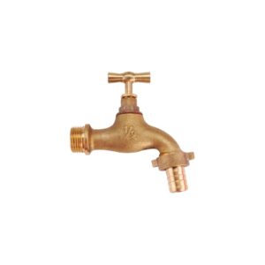 Kerti Kifolyócsap, Réz, Tömlővéges, 1/2"