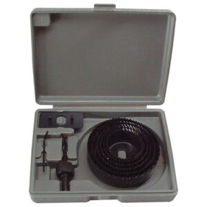 Dobozfúró Körvágó Körkivágó készlet Fához (Műanyag Doboz) 8db Mélység: 25mm 65-130mm