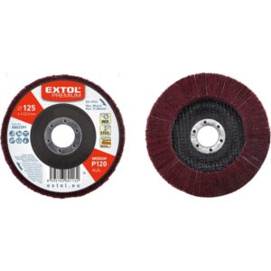 Lamellás korong csiszoló korong legyezőkorong csiszolótárcsa  125×22mm P120