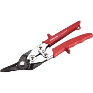 FORTUM Lemezvágó Olló Bal+Egyenes Vágáshoz, 255mm Crmov, Áttételes, Hrc 60-62, Tüv/Gs, Din 6438