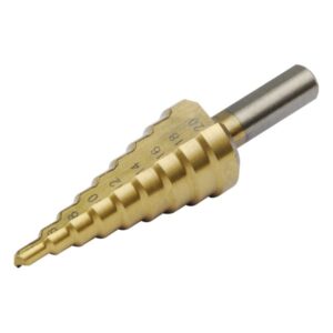 Lépcsős fúró Lépcsős Fémfúró Kúpfúró 13 Lépcsős 4-39mm 3mm Lépcsők Bef: 13mm Max 4mm