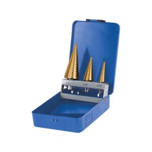 Lépcsős Fémfúró készlet, 3db (4-12mm/1mm Lépcsők,4-20mm/2mm4-32mm/2mm)