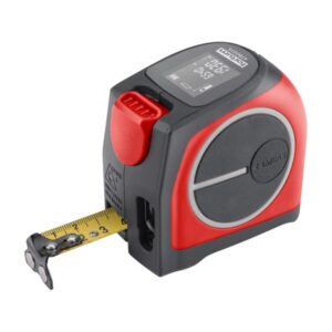 FORTUM Lézeres Távolságmérő Mérőszalaggal, 40 M / 5 M×19mm Lézer Pontosság: 2mm