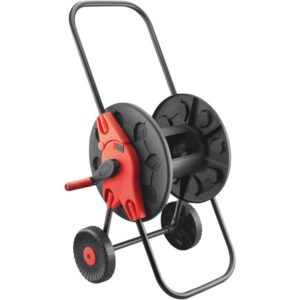 Tömlőkocsi tömlő kocsi tömlő tartó kocsi Locsolókocsi 60M 1/2" Fém Keret