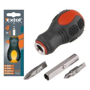 Marokcsavarhúzó 4 az 1-ben mini marok csavarhúzó cserélhető kétoldalas szár Lapos 4mm 5,5mm Ph1 Ph2