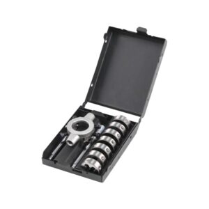 Menetmetsző készlet M3-M12, 9 dbM3-M4-M5-M6-M7-M8-M10-M12+Hajtókar