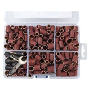 Mini Csiszoló készlet 3,2mm Bef, 350 db 3 Féle Hengeres Fejforma