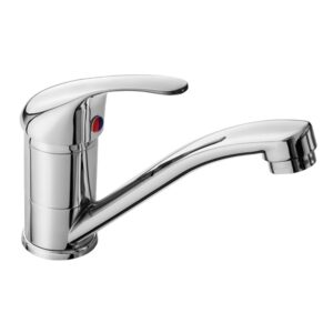 BALLETTO Mosogató-Mosdó Csaptelep, 35mm Kerámia Betét, Álló, Egykaros, Fényes, 18cm Hosszú