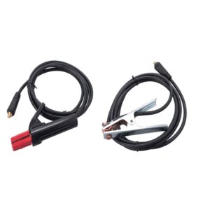 EXTOL INDUSTRIAL Munkakábel Elektródafogóval+Földelőkábel Csipesszel 8796012hez200 A, 3M 25mm2