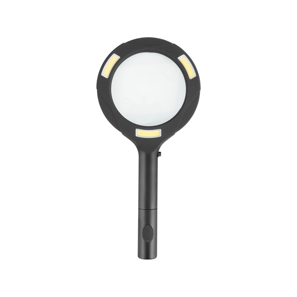 LED lámpás nagyító kézi LED-es nagyító 3×0,5 W Cob, 80 Lm, 5x Nagyítás Műanyag Ház, Elem Nélkül, Ce