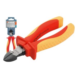 Oldalcsípő Fogó, 160mm Szigetelt, 1000V, 5749, Cv, Duál Piros/Sárga Nyél, Akasztós Szerszámtartó