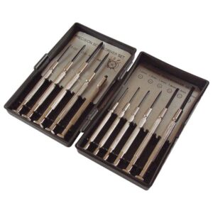Műszerész csavarhúzó mini csavarhúzó Órás Csavarhúzó készlet 11db Lapos+Ph