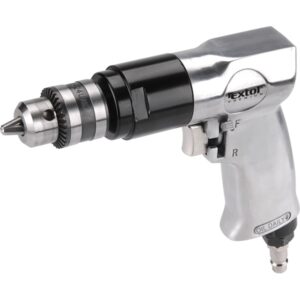 EXTOL PREMIUM Pneumatikus Fúrógép,1-10mm Bef, Kulcsos Tokmány (3/8"-24Unf) 1.800 1/p