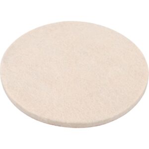 Polírozó korong Polírkorong Fehér, Báránybőr (Gyapjú) 125mm 7mm Vastag, Tépőzáras