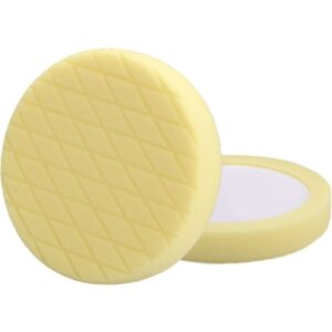 Polírozó korong Polírkorong Vágott, Erős Polírozás, T80, 180×30mm Sárga, Tépőzáras