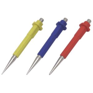 Pontozó szett Pontozó készlet 3db Cv. 0.8, 1.5, 2.5mm Színes Műanyag Markolat