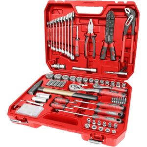 EXTOL PREMIUM Szerszám És Dugókulcs készlet 100db 1/4" És 1/2" 45 Fog