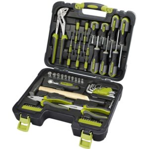 EXTOL CRAFT Szerszámkészlet, 57db 1/4" Cv. 10 Dugófej 4-13mm Racsnis Kar+Fogók,Csavarhúzók stb