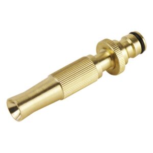 Réz Locsolófej öntözőfej szórófej kuplung csatlakozós, 2 funkciós szabályozható sugár