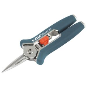 Szüretelő (Metsző) Olló Mini, 153mm Max. 6mm Átvágás, Gumírozott Nyéllel