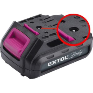 EXTOL CRAFT Tartalék Akku Régebbi Típusú 12V Li-Ion 402401 Géphez És 402400A Töltőhöz